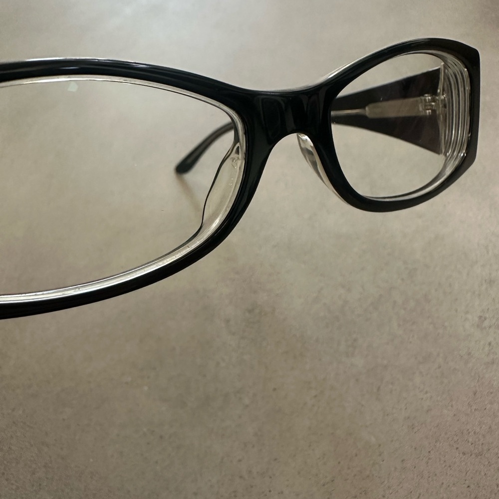 Versace Black Rectangular Eyeglasses - image 6